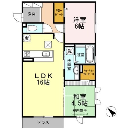 サンスクエア千里万博 B棟の物件間取画像